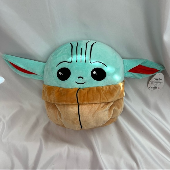 Toys Pillow Plush 1 Inch Baby Yoda Grogu Stuffed Animal With 3 Baby